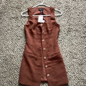 Sincerely Jules Terracotta Sleeveless Dress